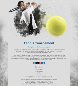 Exciting Tennis Match Templates
