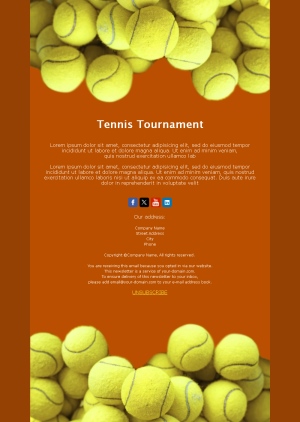 Exciting Tennis Match Templates