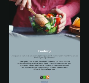 Delicious Cooking Recipe Templates