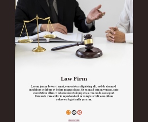 Professional Law Firm Templates