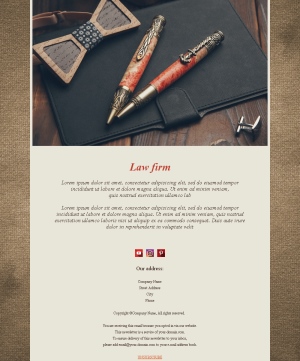 Professional Law Firm Templates