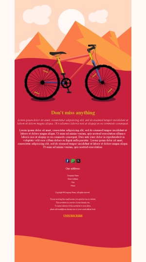 Adventurous Bike Trail Templates