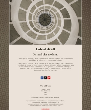 Elegant Architecture Email Templates