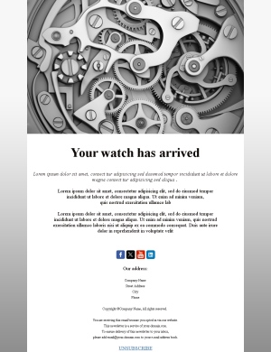 Luxury Watch Collection Templates