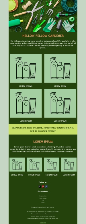 Lush Garden Templates