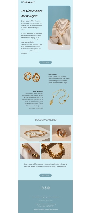 Jewelry Email Templates