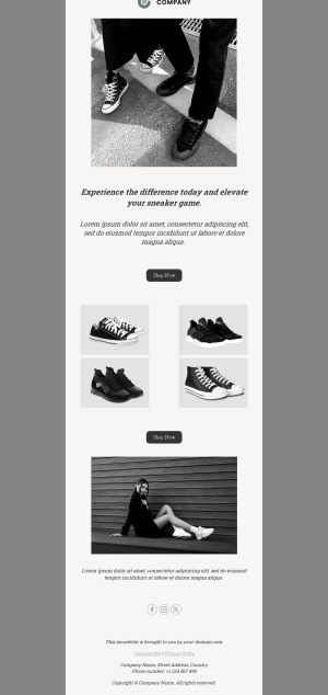 Fashion Email Template – New Collection