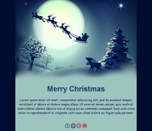 Christmas Email Newsletter