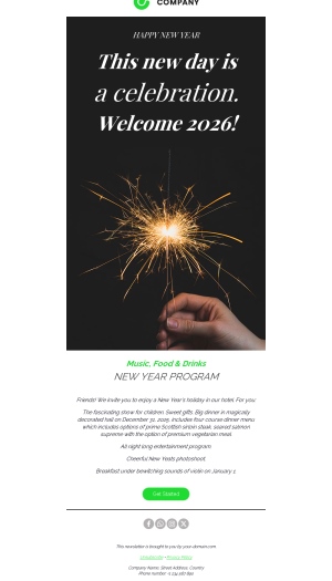 New Year Strategy Email