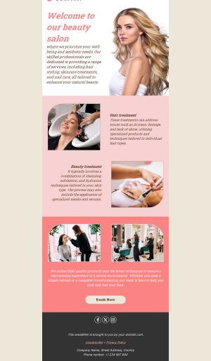Beauty Salon & Spa Email Templates