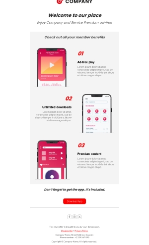Warm Welcome Email Template