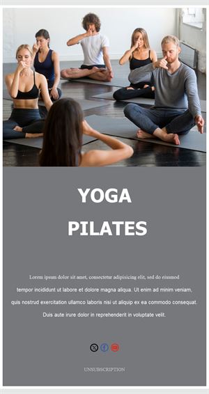 Yoga & Pilates Email Tips