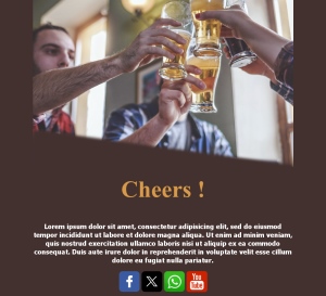 Happy Hour Bar Email Templates