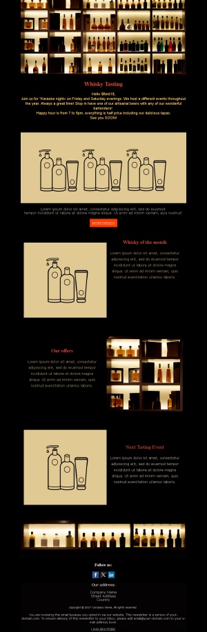 Pub Cheers Email Templates