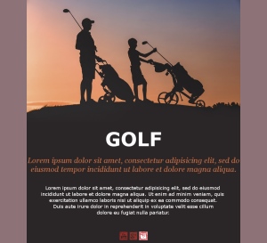 Golf Tips Email Templates
