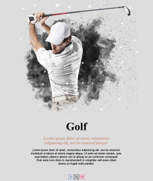 Golf Event Email Updates