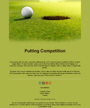 Golf Score Update Emails