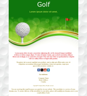 Golf Club Email Updates