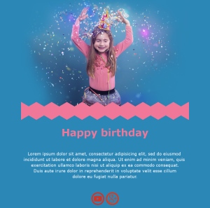 Birthday Greeting Email Layouts