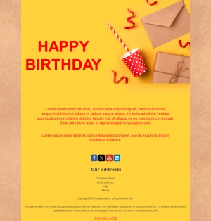 Fun Birthday Email Templates