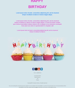 Birthday Celebration Emails