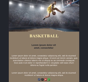 Basketball Score Emails