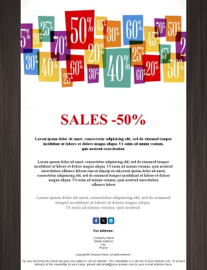 Discount Email Alerts