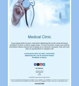 Health Clinic Email Templates