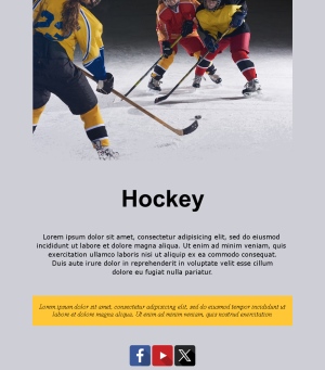 Hockey Highlight Emails