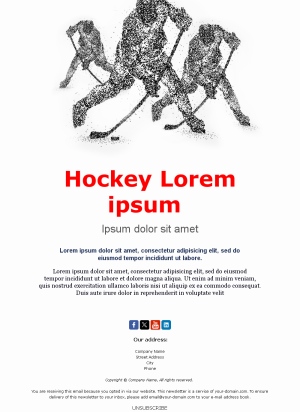 Hockey Action Email Alerts