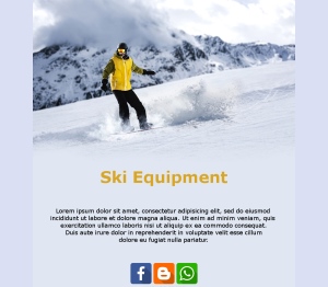 Snowboard Event Template