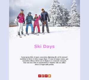 Ski Resort Newsletter