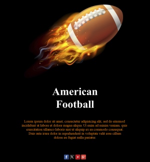 American Football Email Kits