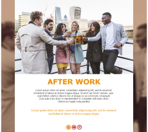 Evening Social Invitations