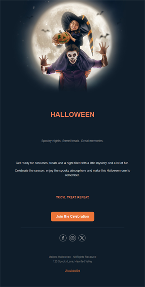 Halloween Celebration Templates