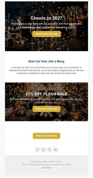 New Year 2027 Flash Sale
