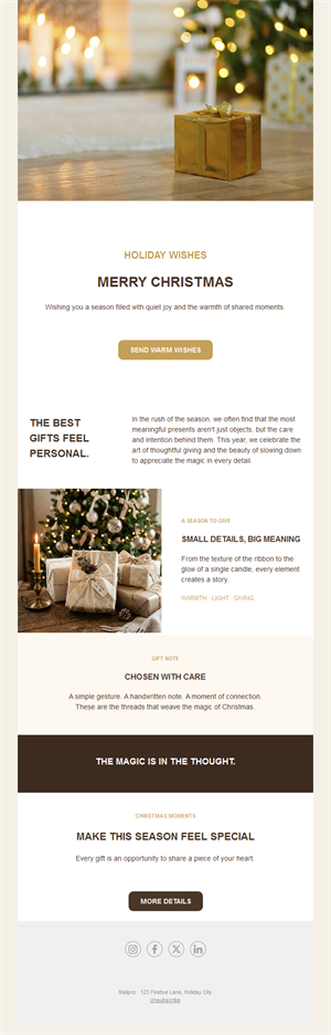 Festive Email Templates