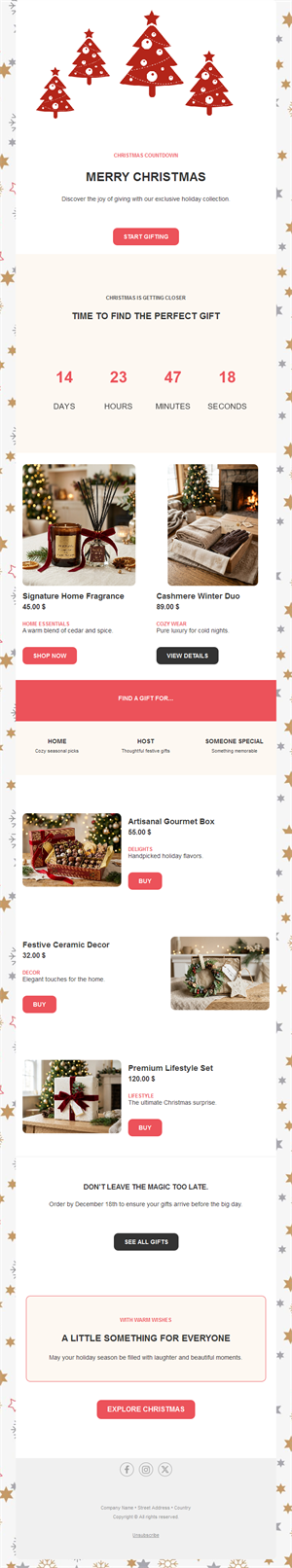 Holiday Email Templates