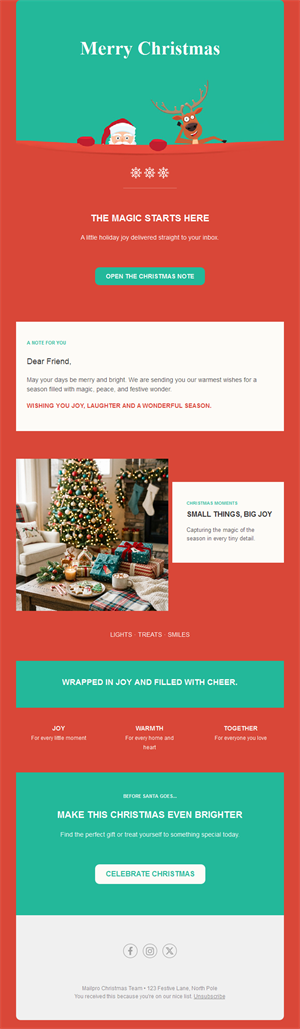 Season's Greetings Email