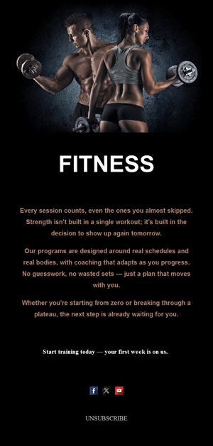 Exercise Email Updates