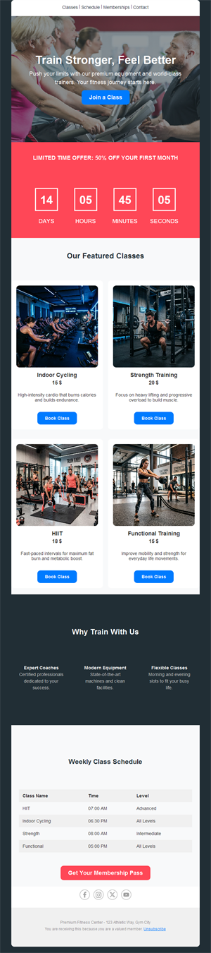 Training Email Alerts