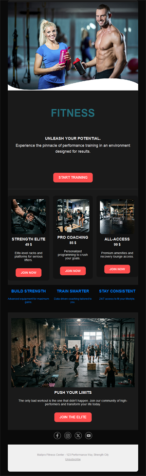 Workout Inspiration Emails