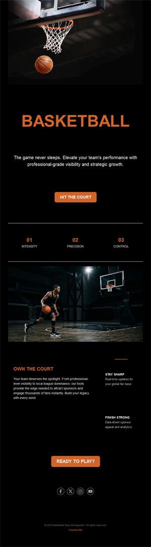 Basketball Newsletters Email
