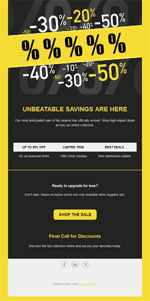 Limited Time Email Deals