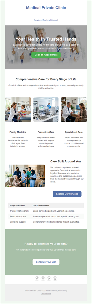 Patient Care Email Templates