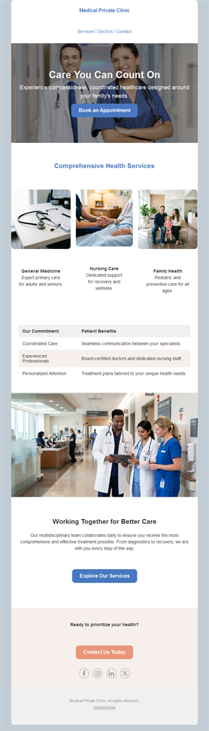 Clinic Newsletter Templates