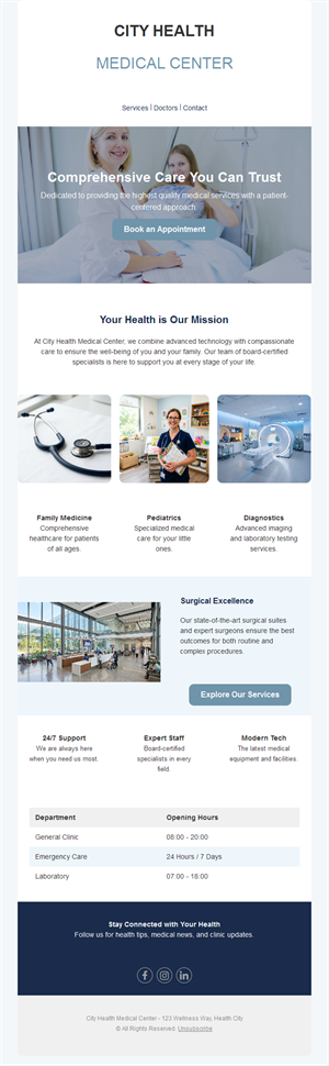 Healthcare Email Updates