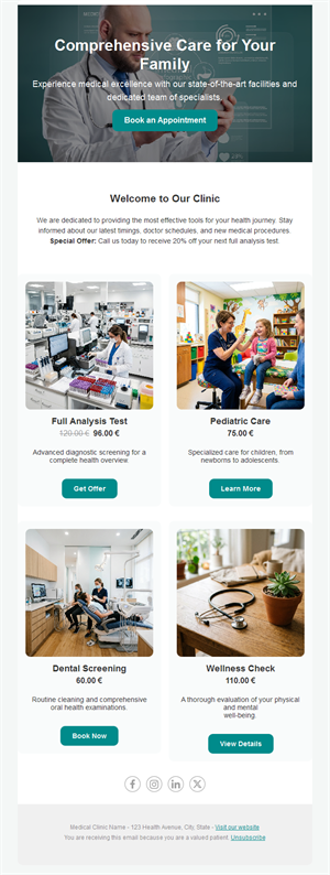 Medical Alert Email Templates