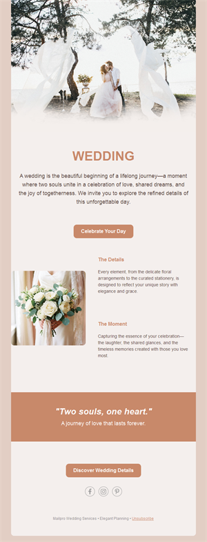 Elegant Wedding Emails
