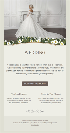 Wedding Newsletters